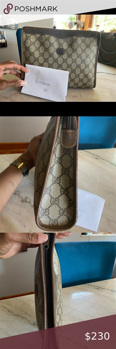 authentic Gucci toiletry bags